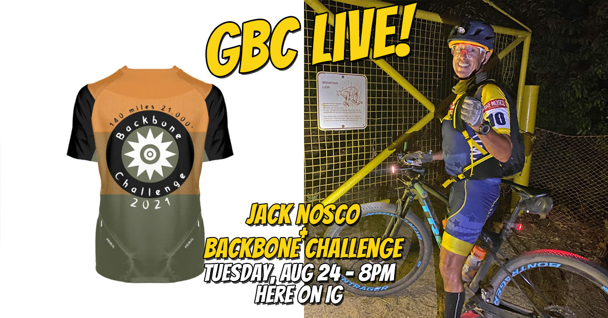 GBC Live Episode #13: Backbone Challenge with Jack Nosco - Gravel Bike ...